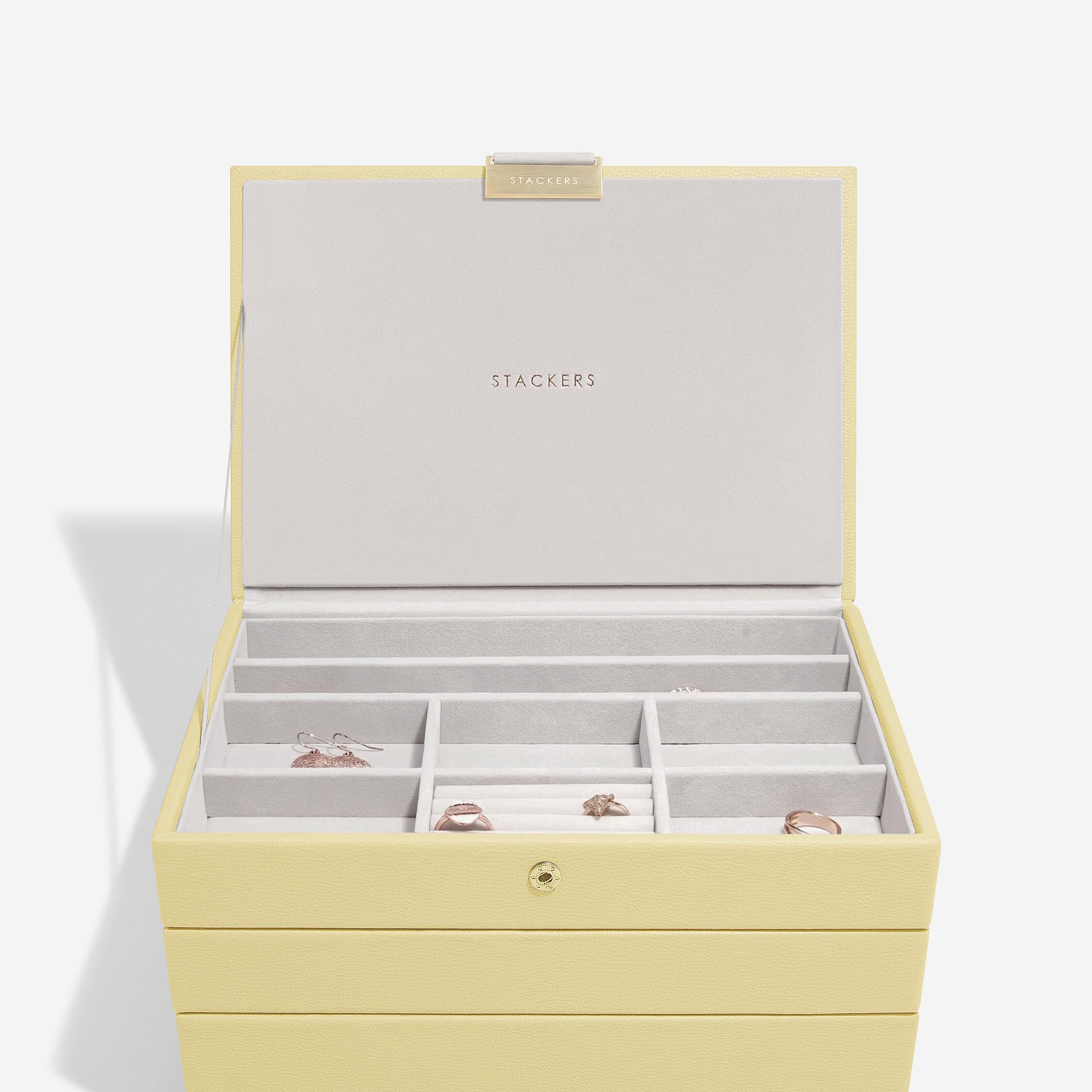 Classic Jewellery Box - Butter Yellow