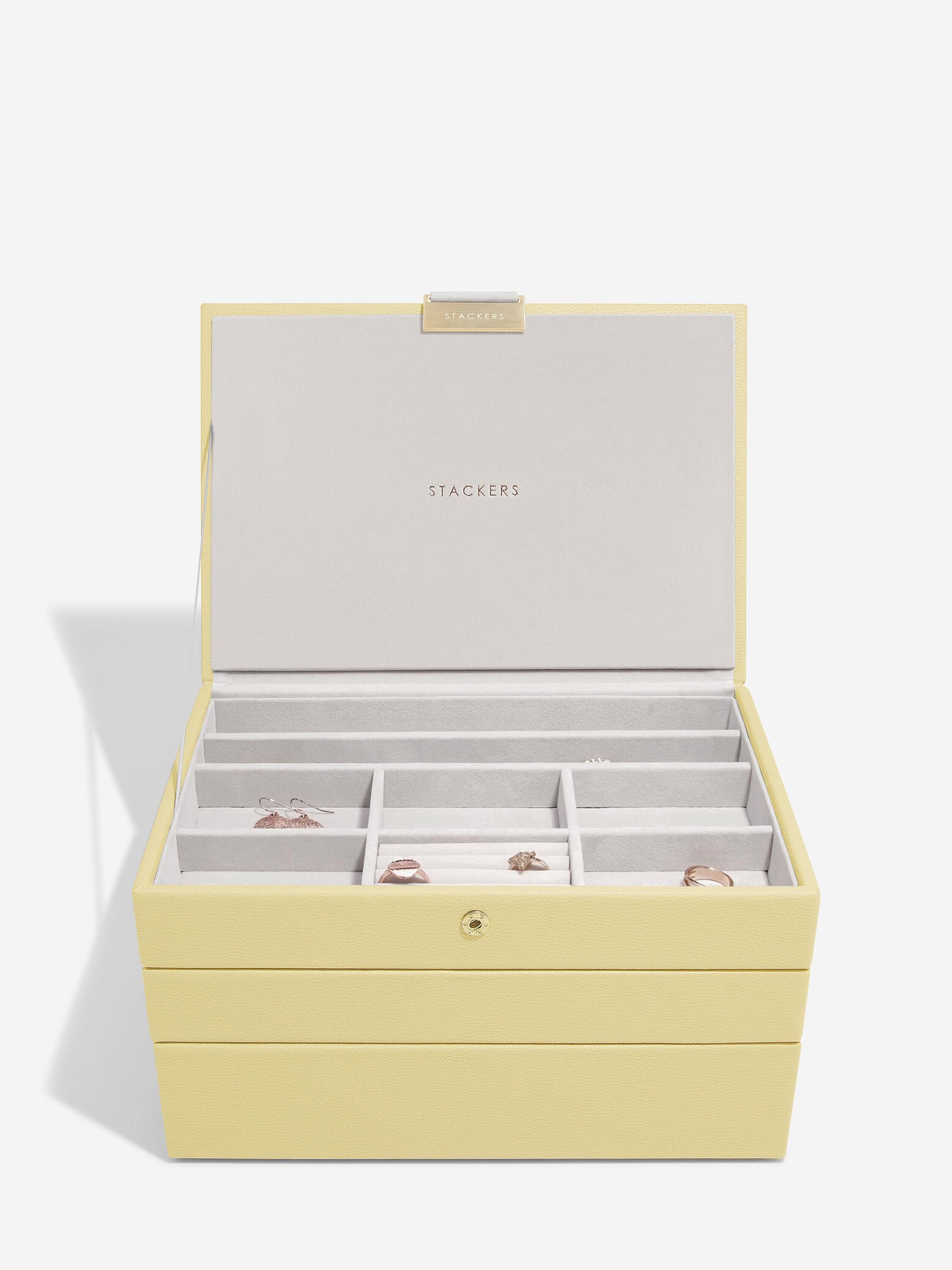 Classic Jewellery Box - Butter Yellow