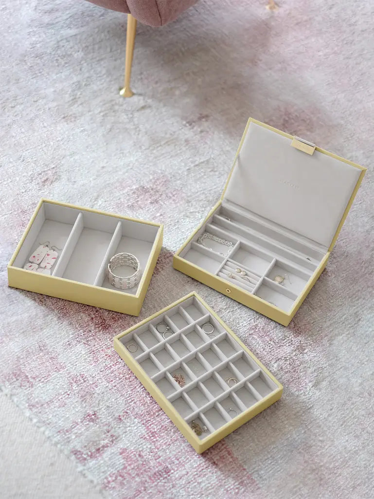 Classic Jewellery Box - Butter Yellow
