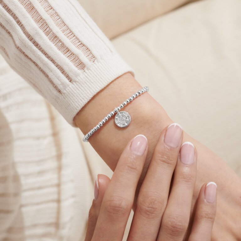 A Little 'I'd Be Lost Without You' Bracelet In Silver Plating image 1