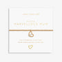 Gold A Little 'Marvellous Mum' Bracelet image 0