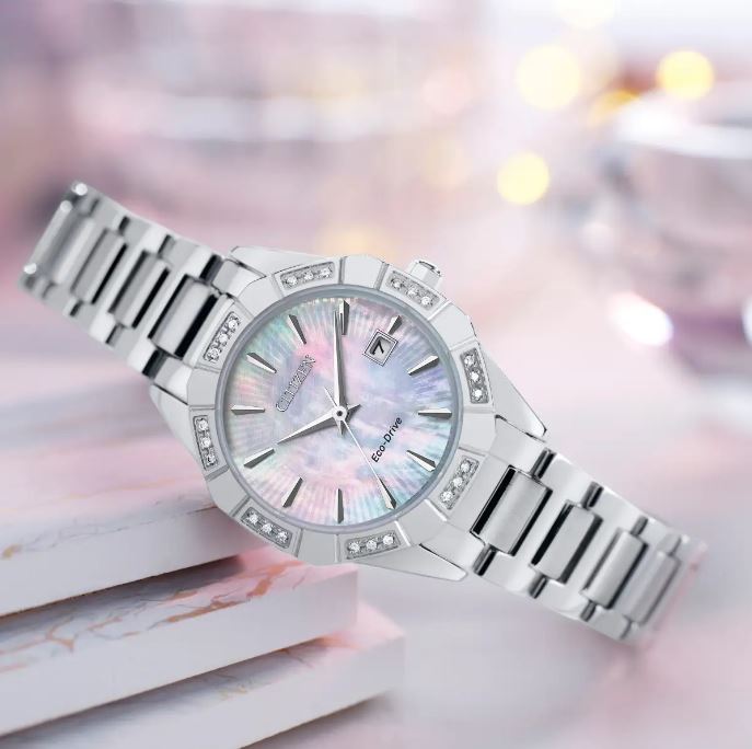 Citizen EW2650-51D Ladies Two Tone Diamond Set Eco-Drive Watch 2601163 image 3
