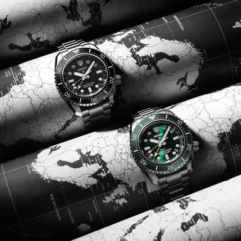 Seiko SPB381J1 Prospex 1968 Heritage Diver’s GMT Watch in ‘Marine Green’ image 6