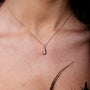 Quartermaine SGP1 18kt Gold & Diamond Signature Drop Pendant 08030001 image 1