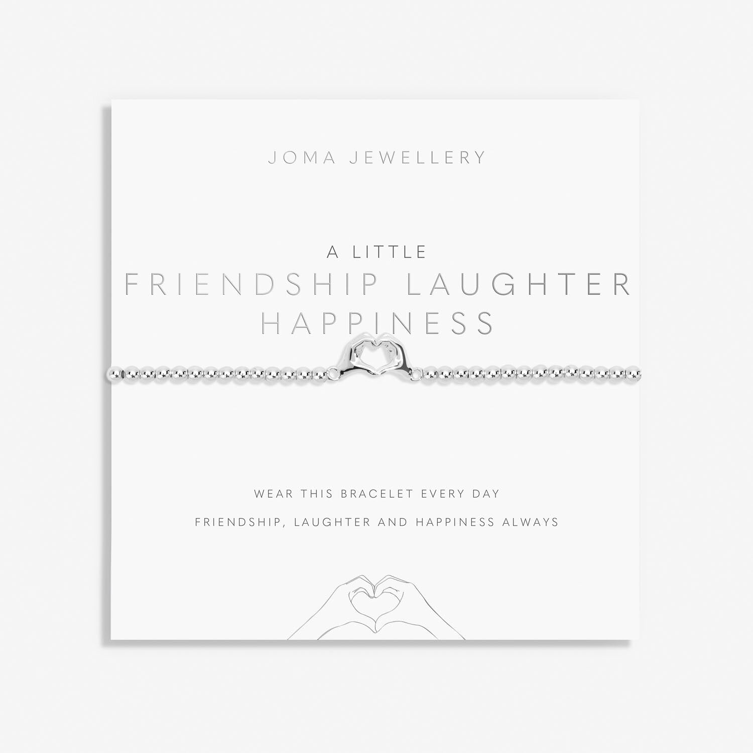 A Little 'Friendship Laughter Happiness' Bracelet image 0