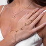 Quartermaine BLHC1 18kt Gold & Diamond Bliss Hand Chain 09050005 image 1