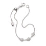 Kit Heath Desire Kiss Precious Pavé Heart Triplet Slider Bracelet image 0