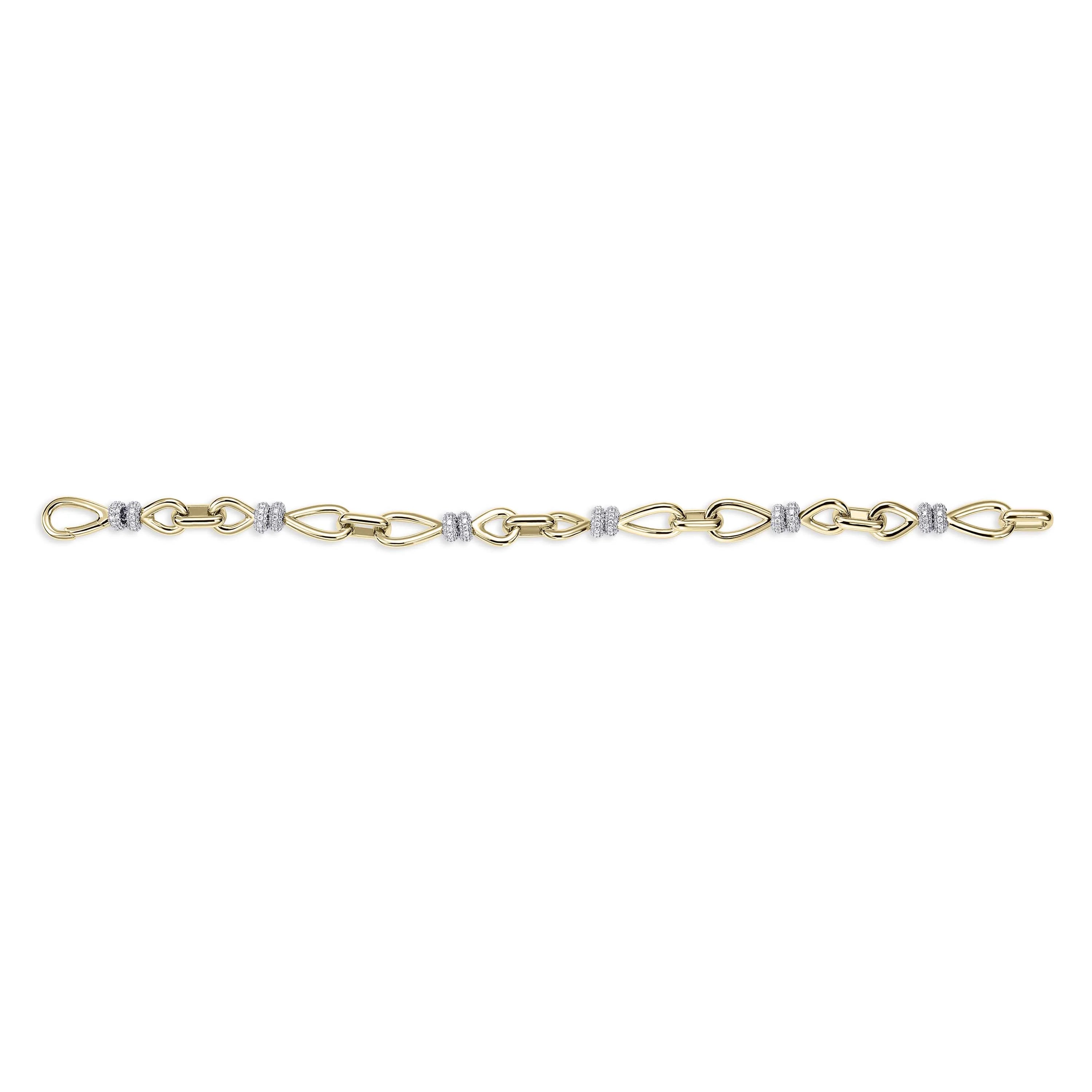 Bold Bands Bracelet Gold Plated