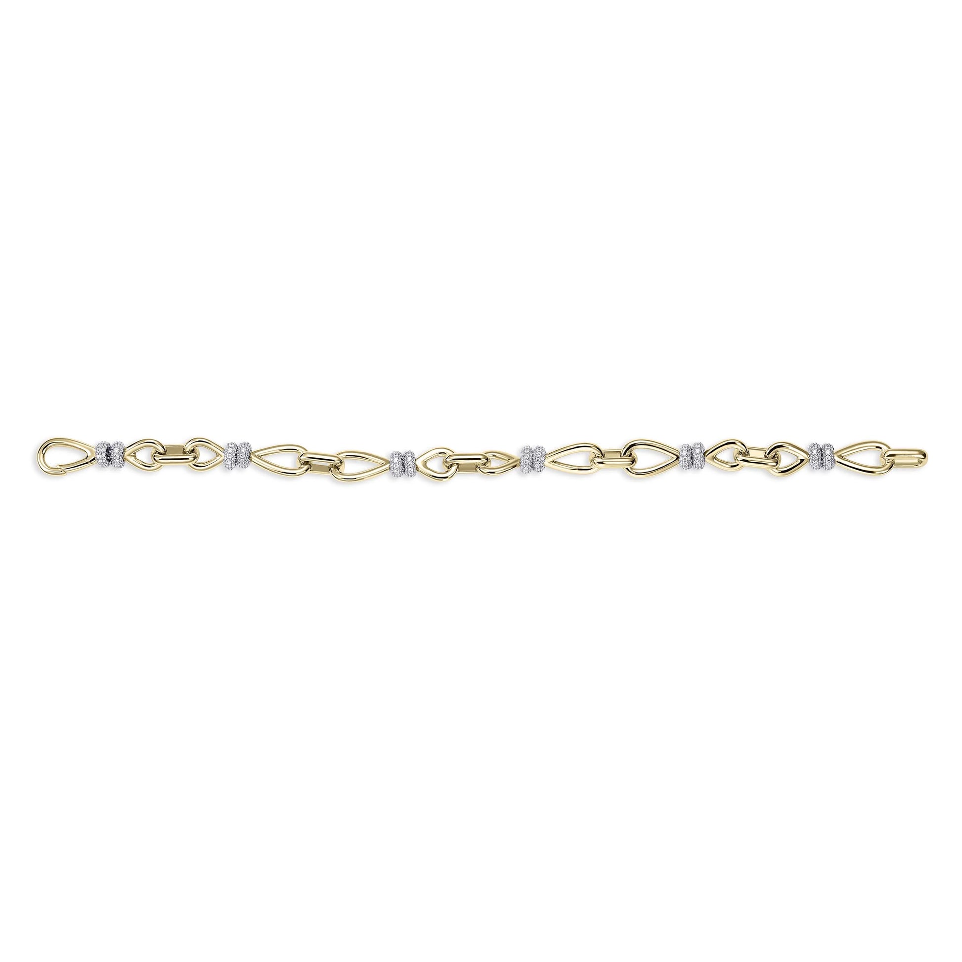 Bold Bands Bracelet Gold Plated