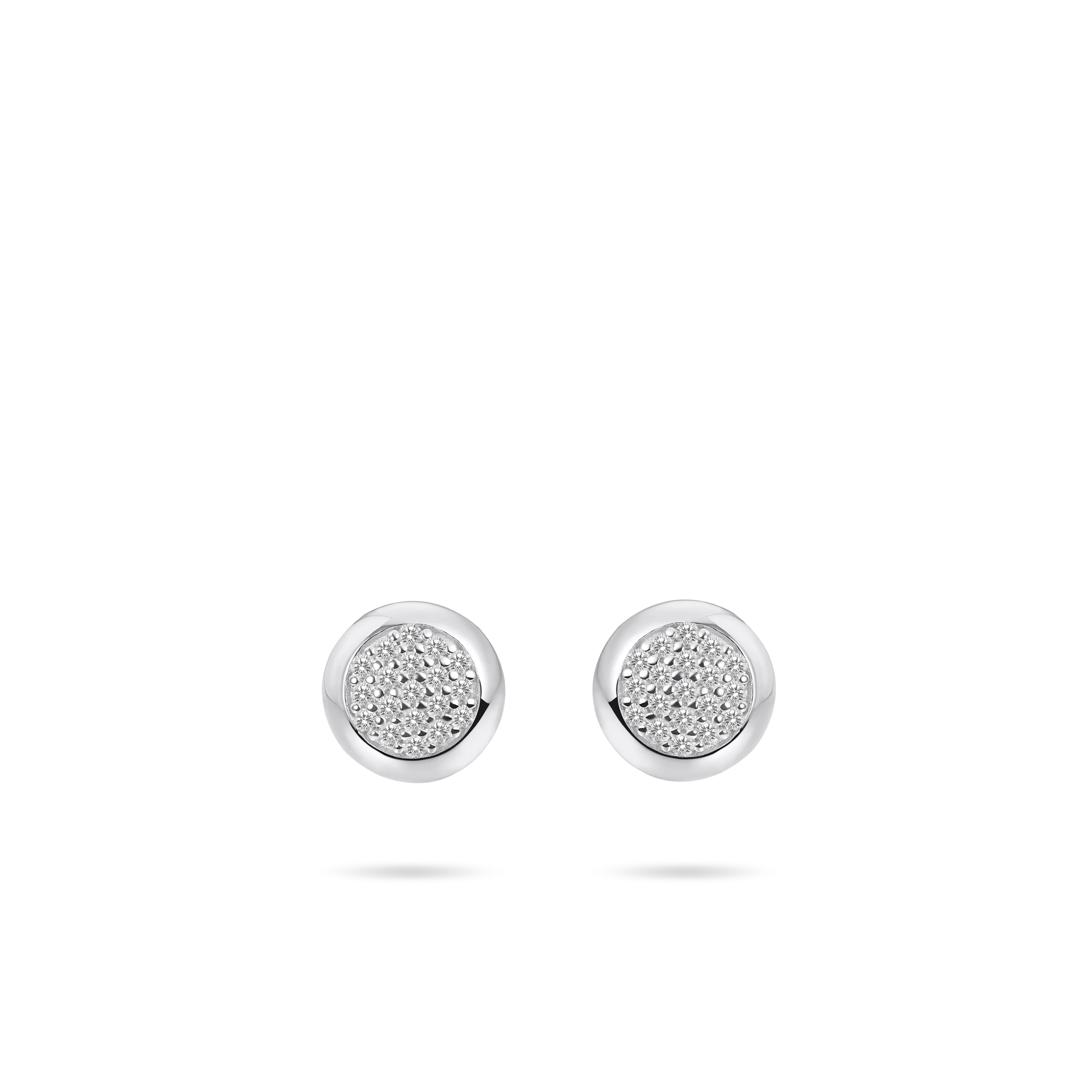 Bold Pave Stud Earrings