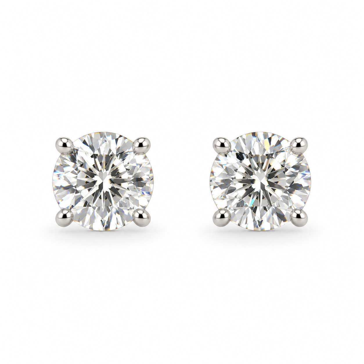 Solitaire CZ Earrings