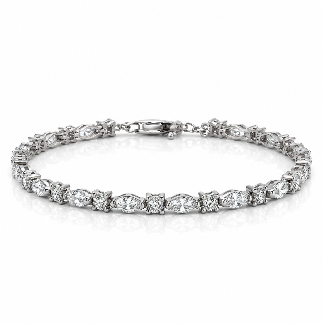 Marquise CZ Tennis Bracelet