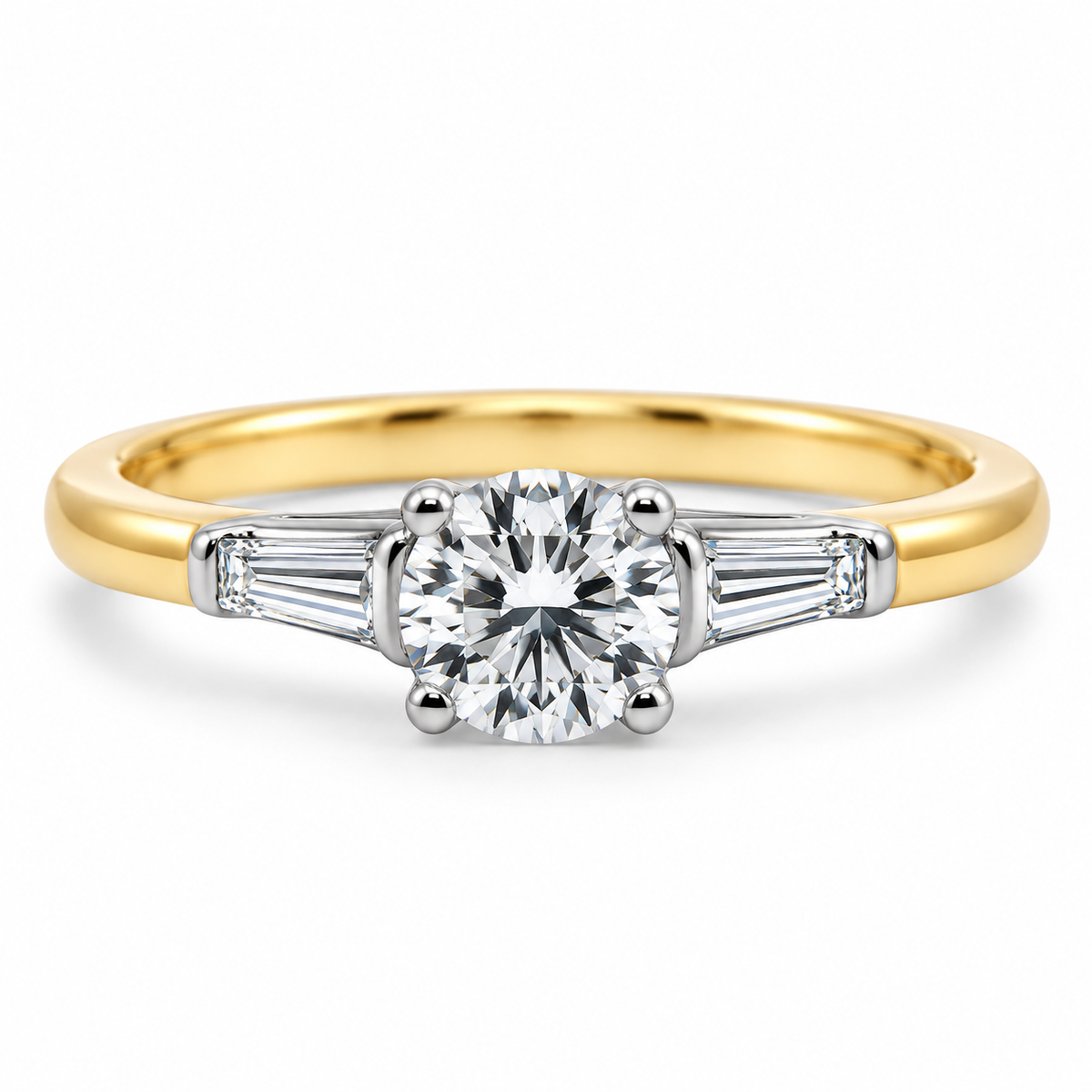 18kt Brilliant Cut Diamond Engagement Ring