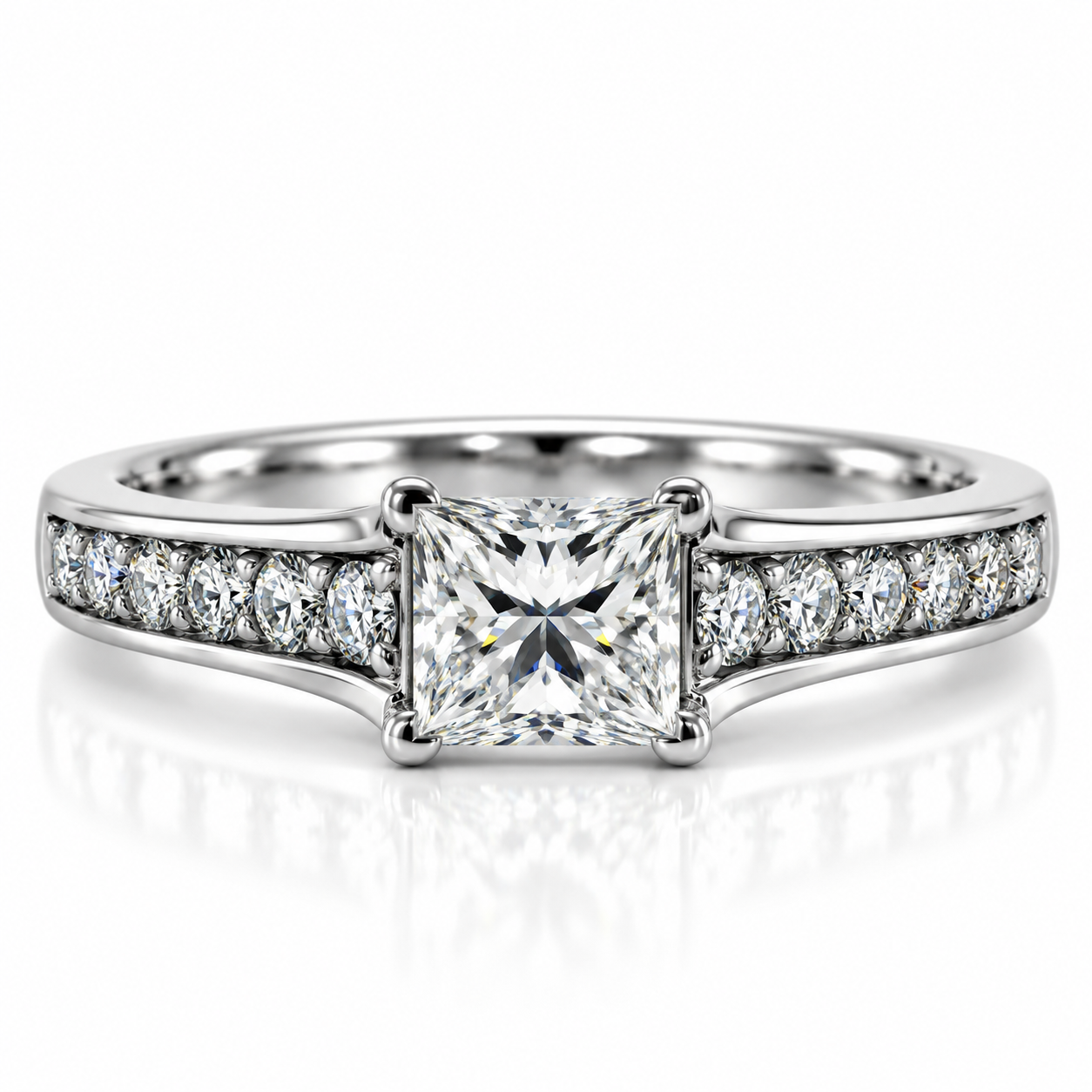 Platinum Diamond Solitaire Engagement Ring