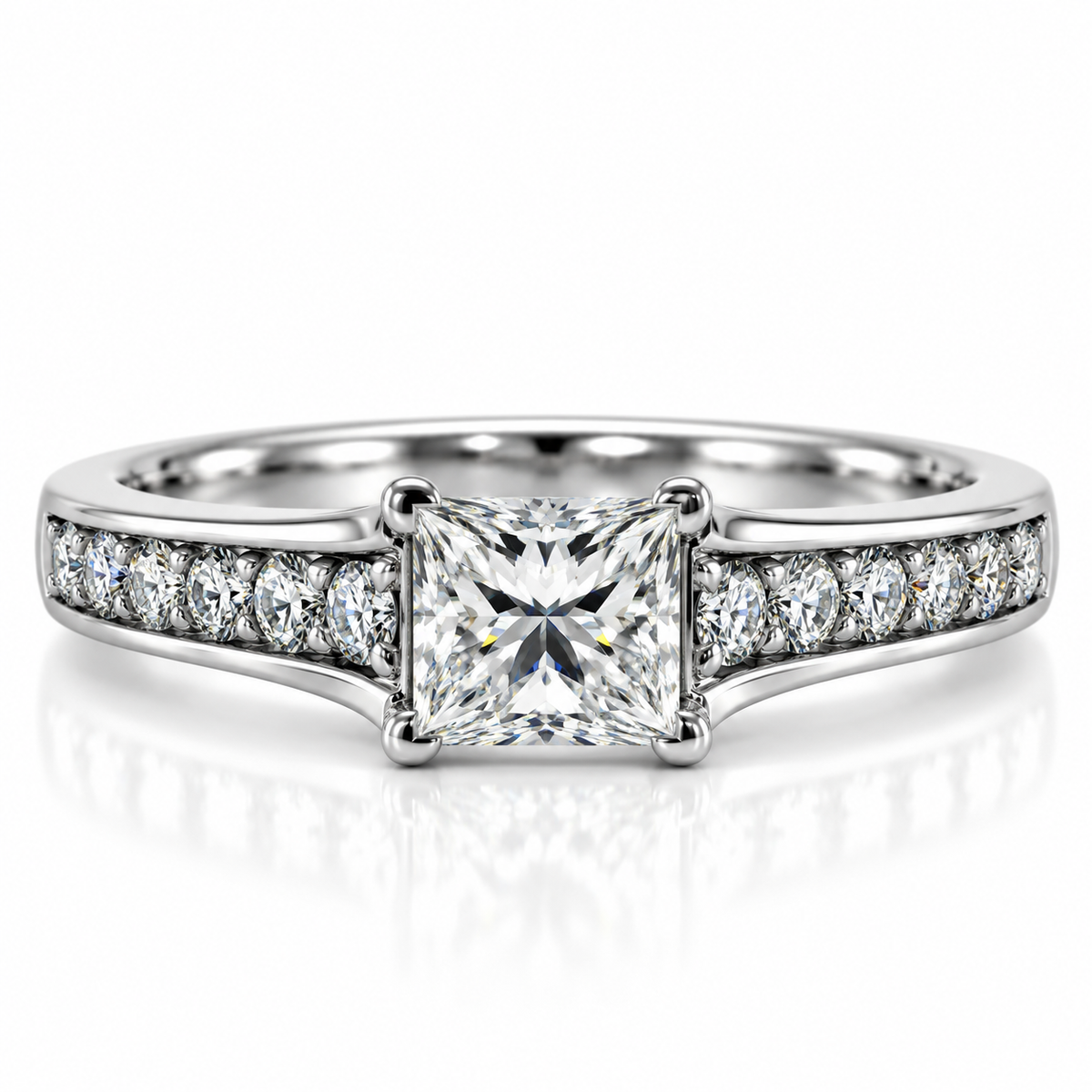 Platinum Diamond Solitaire Engagement Ring
