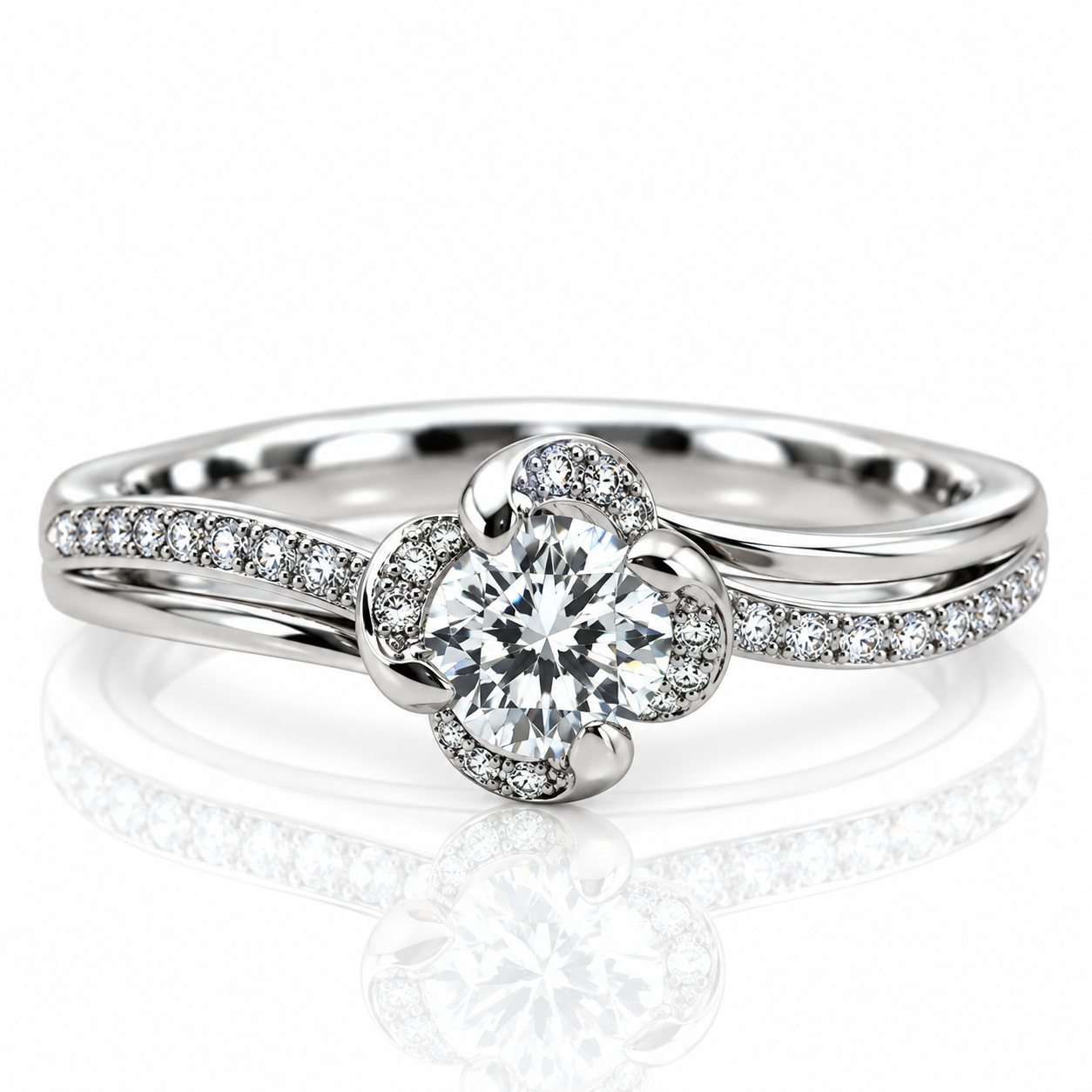 Platinum Solitaire Engagement Ring