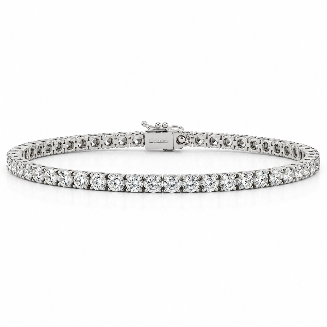 9kt Lab Grown Diamond Tennis Bracelet
