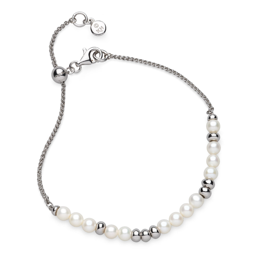 Coast Tumble Pearl Beaded Slider Bracelet
