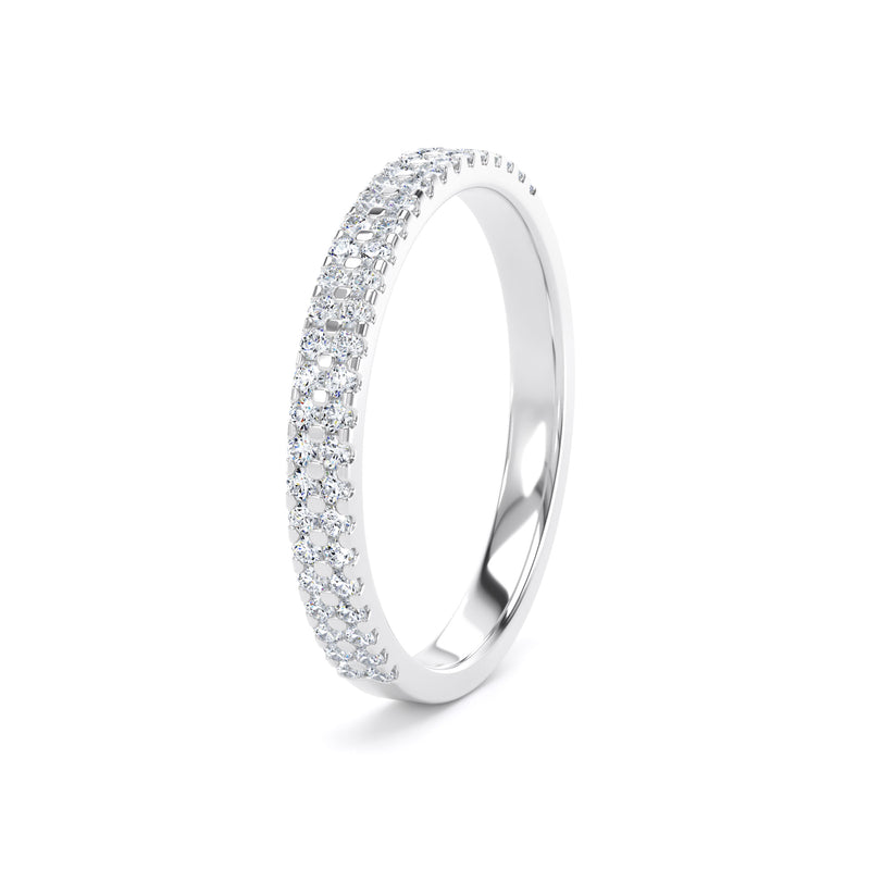 Round Brilliant Cut - Double Row Claw