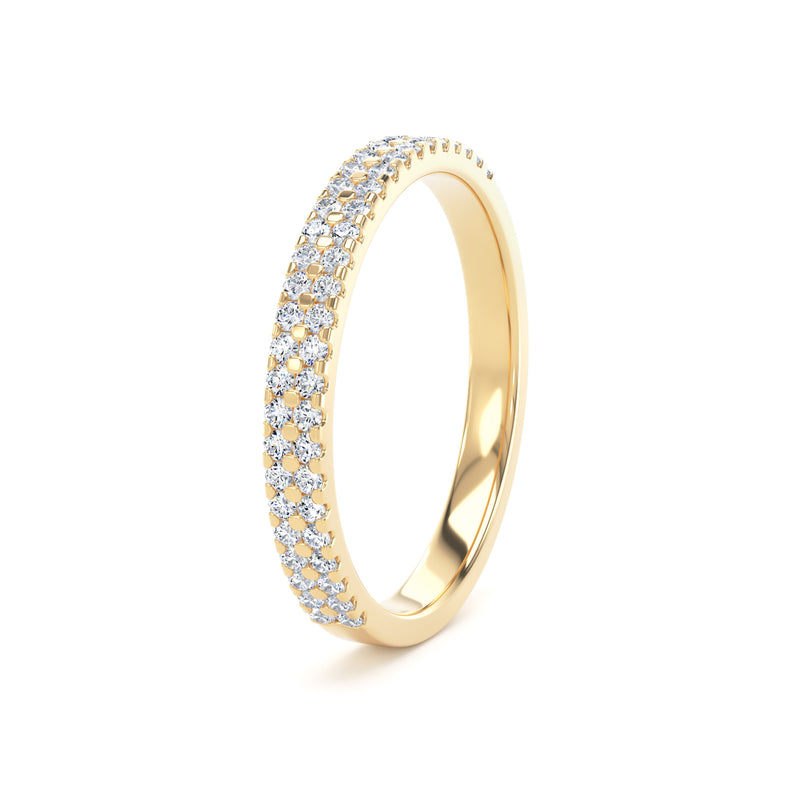 Round Brilliant Cut - Double Row Claw