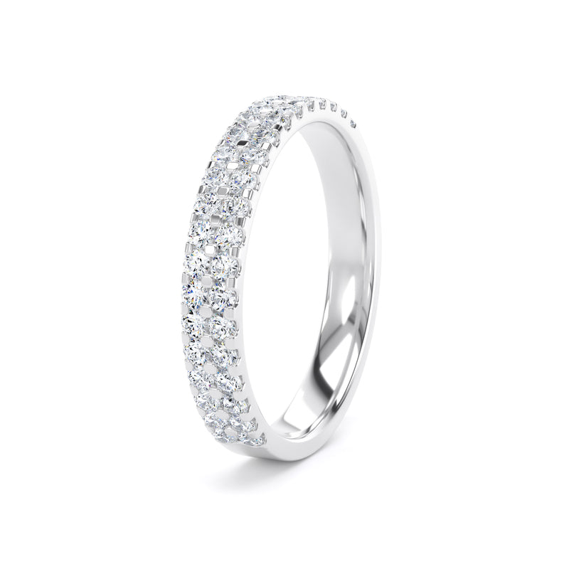 Round Brilliant Cut - Double Row Claw
