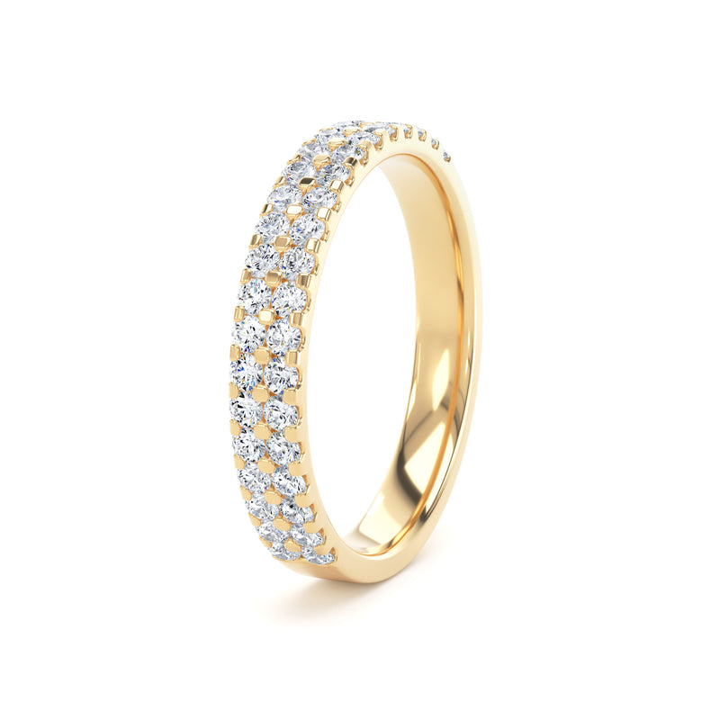 Round Brilliant Cut - Double Row Claw