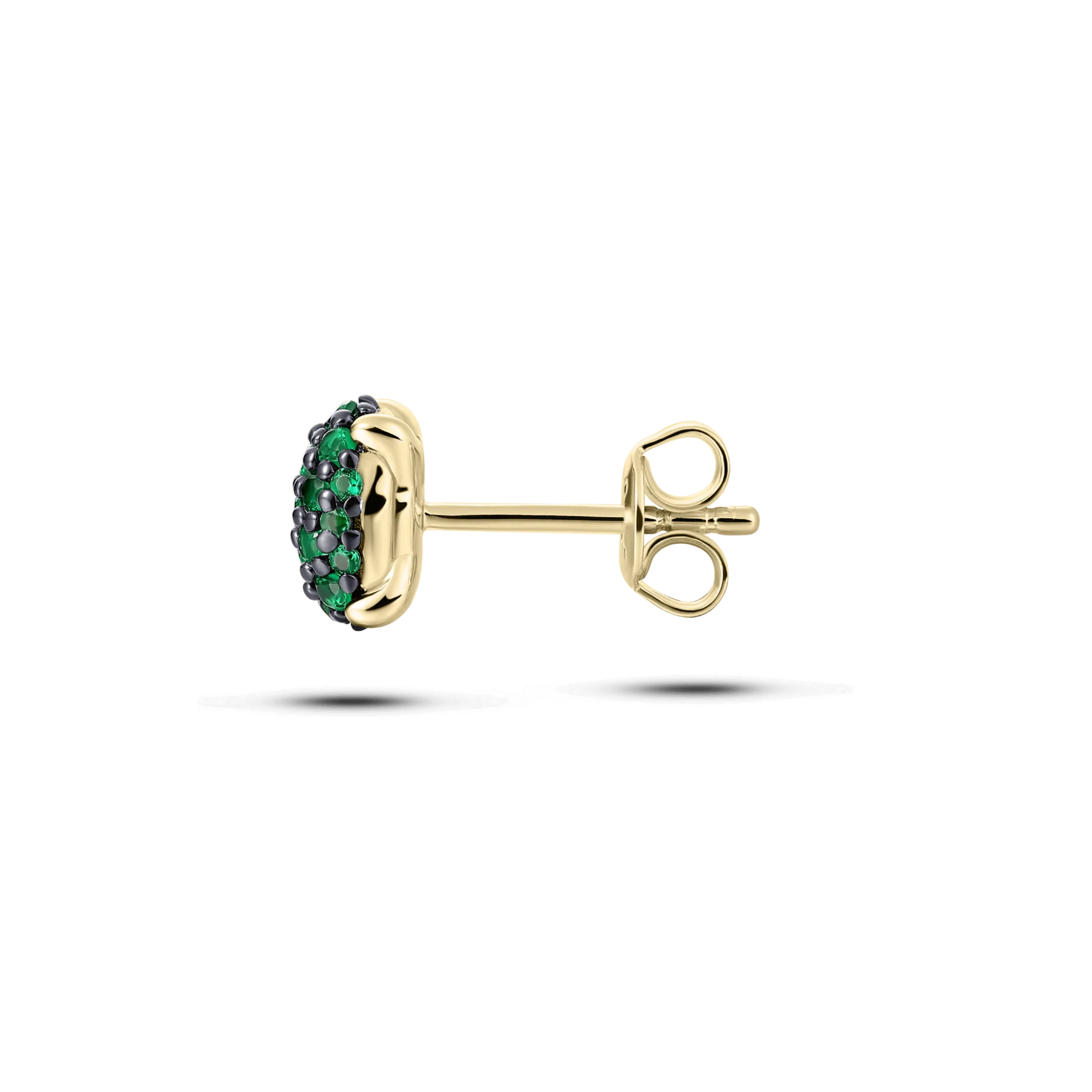 Emerald Green Dashing Details Ear Studs