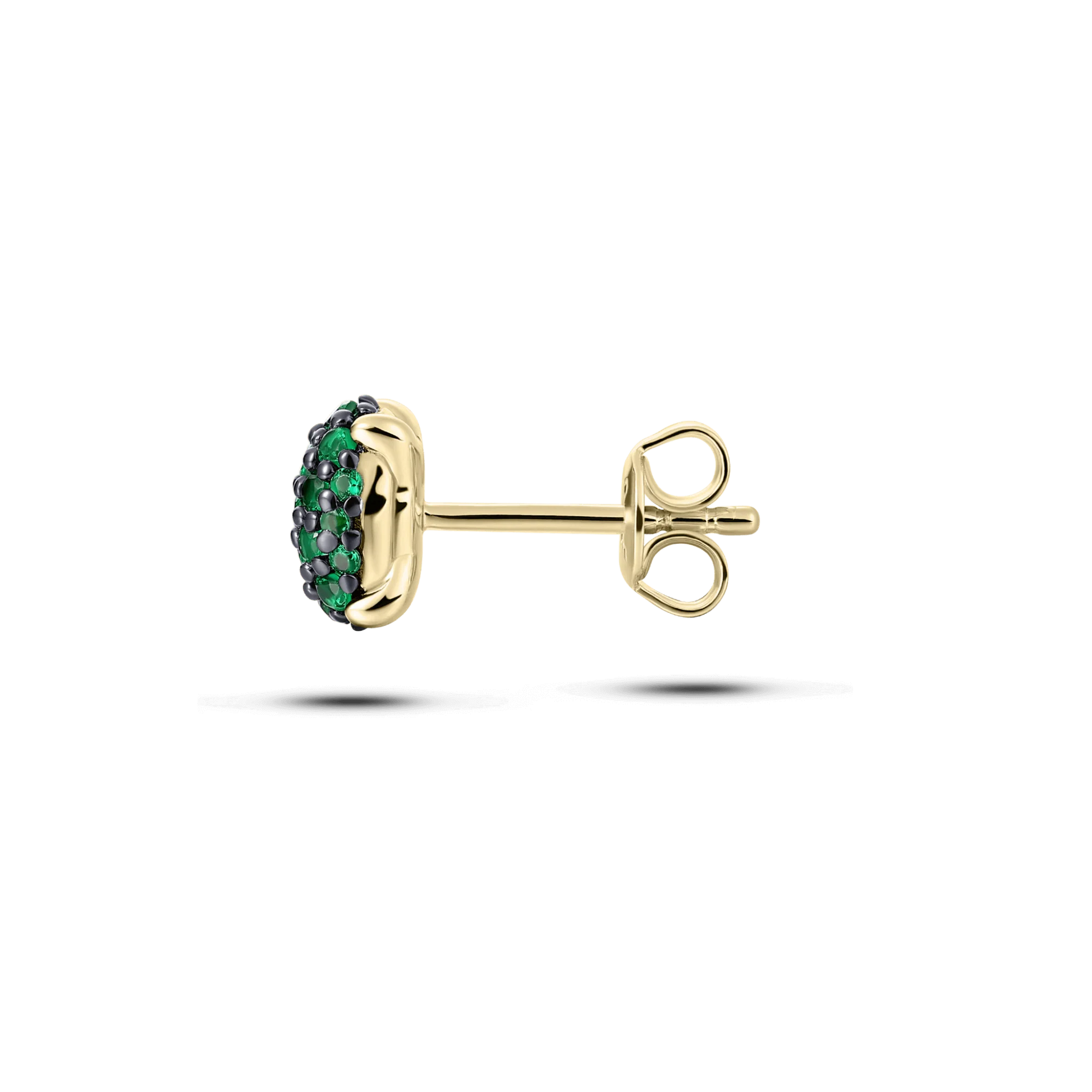 Emerald Green Dashing Details Ear Studs