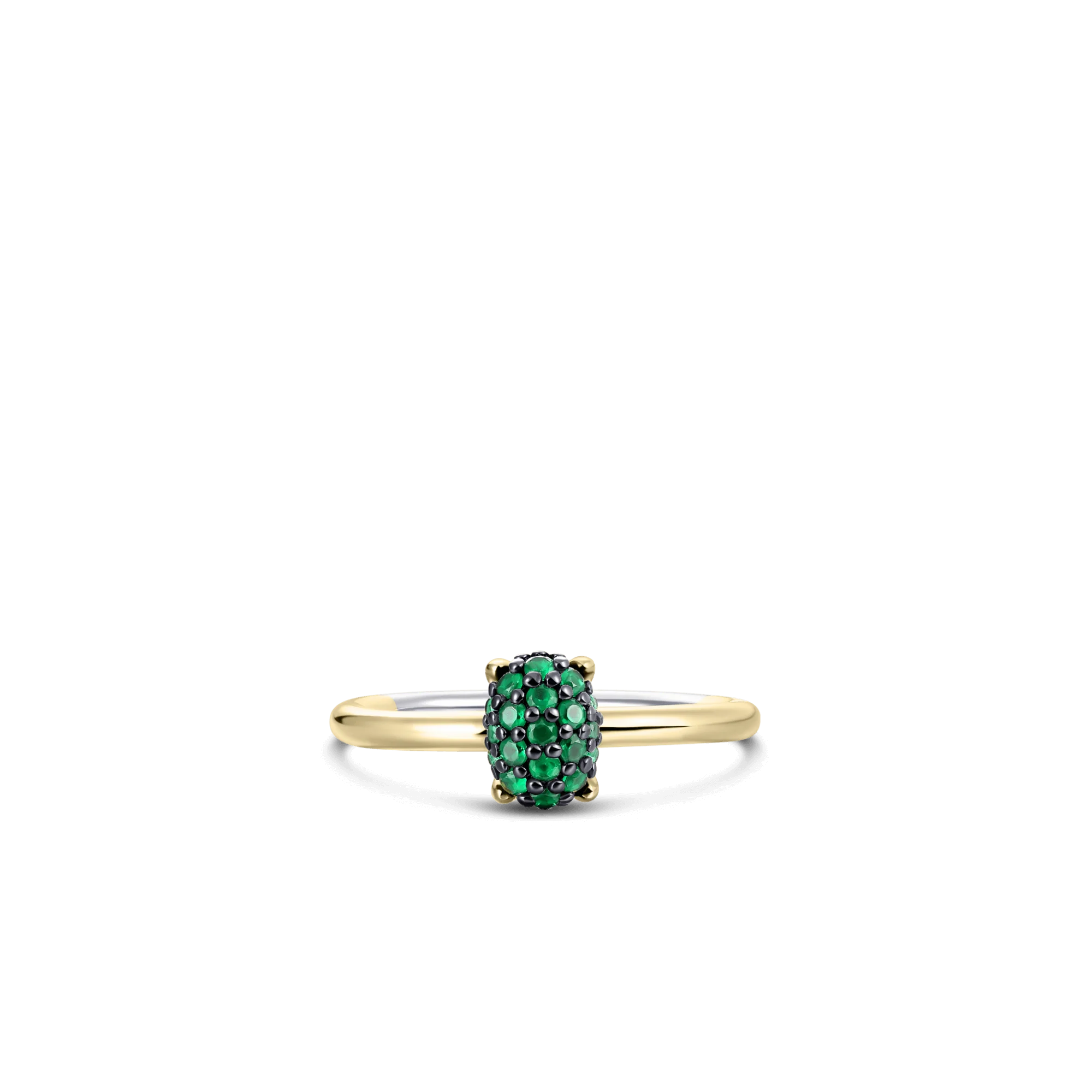 Emerald Green Dashing Details Rings