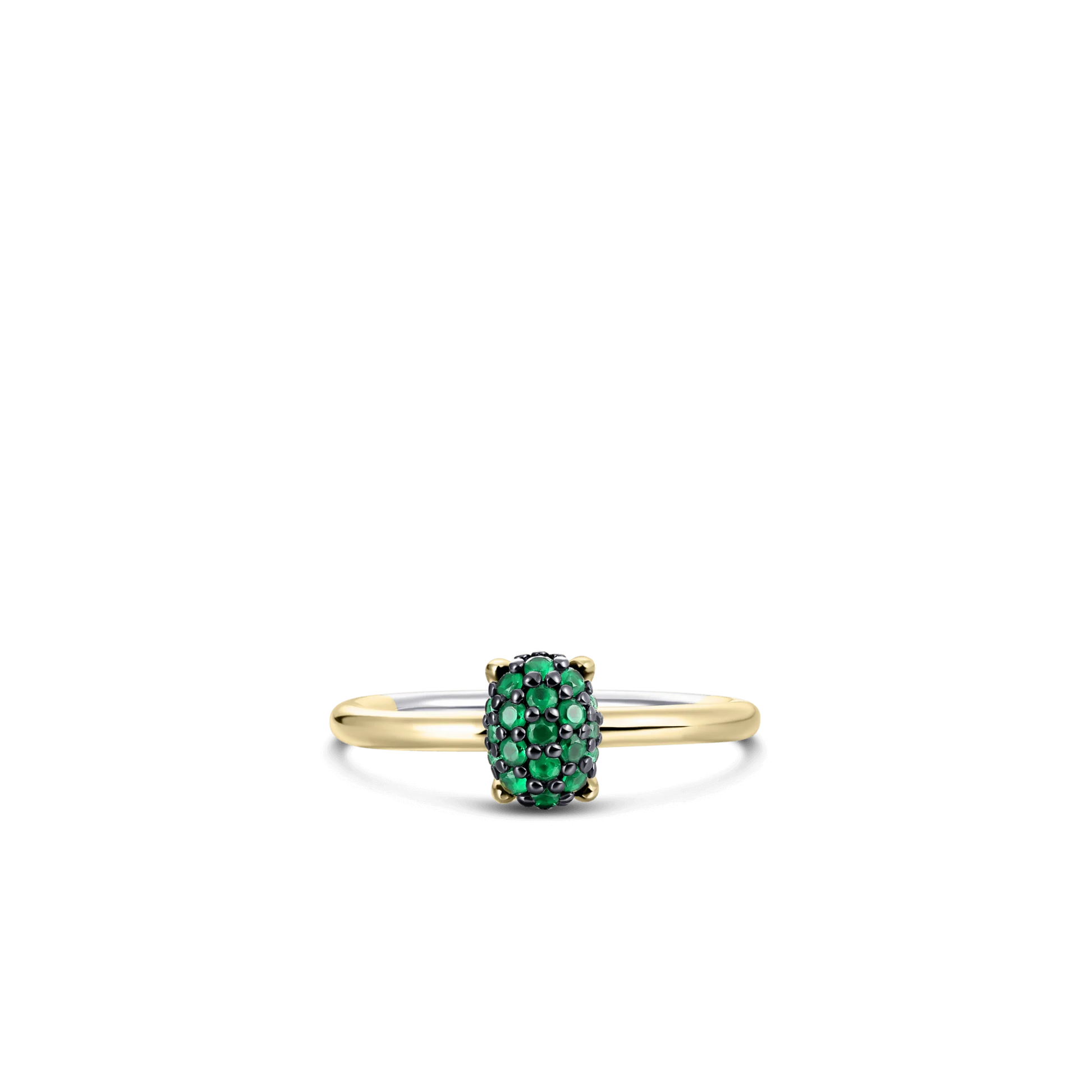 Emerald Green Dashing Details Rings