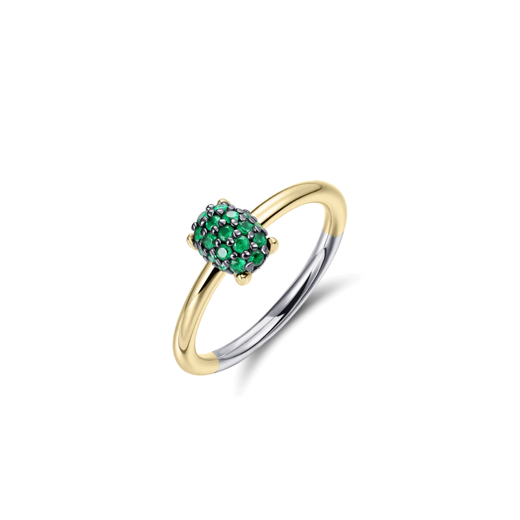Emerald Green Dashing Details Rings