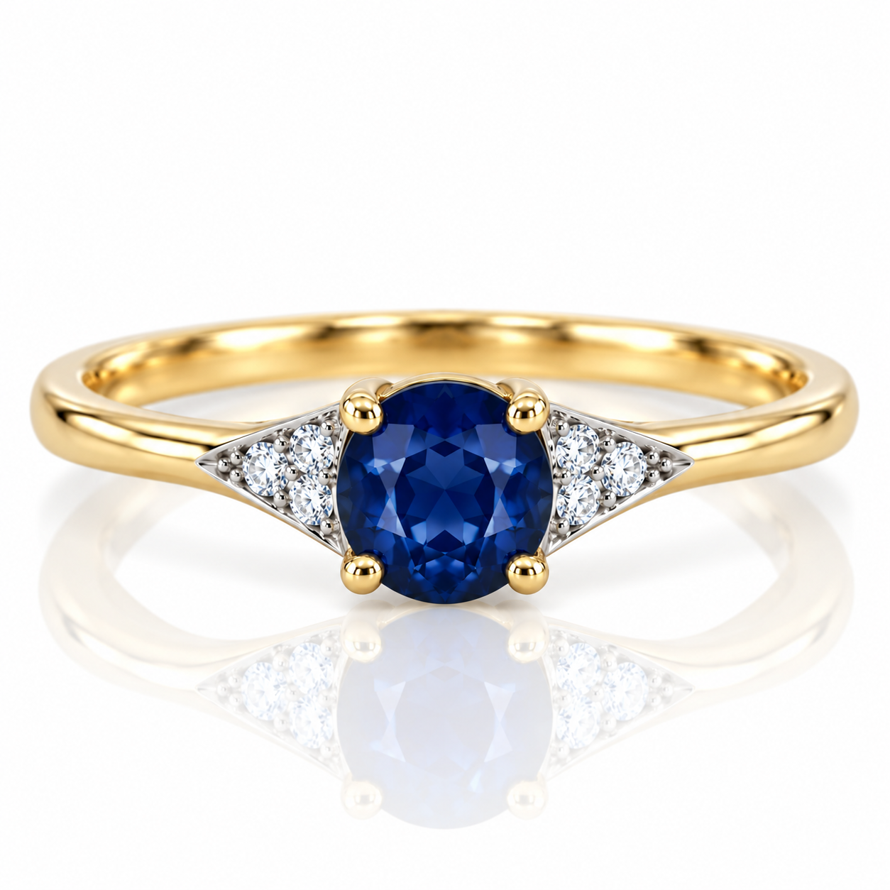 9kt Sapphire and Diamond Dress Ring