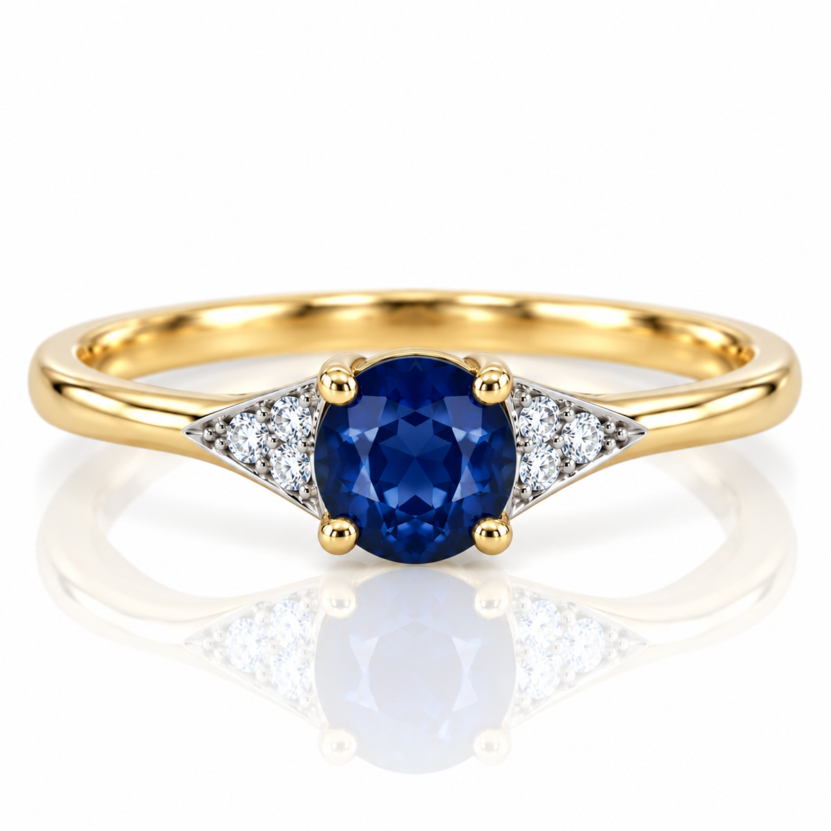 9kt Sapphire and Diamond Dress Ring