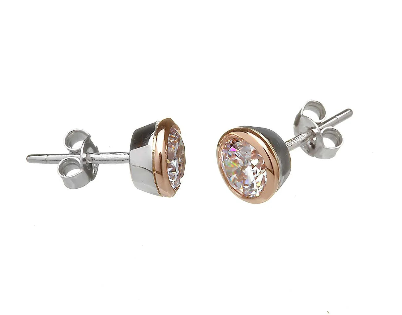 Cubic Zirconia Stud Earrings