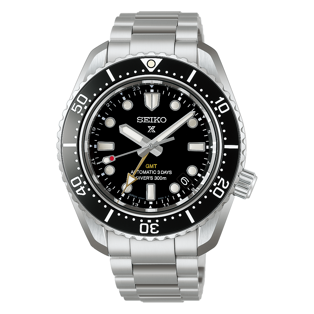 Seiko Prospex Diver’s Watch 1968 300M Heritage GMT in Oceanic Black HBC002J1