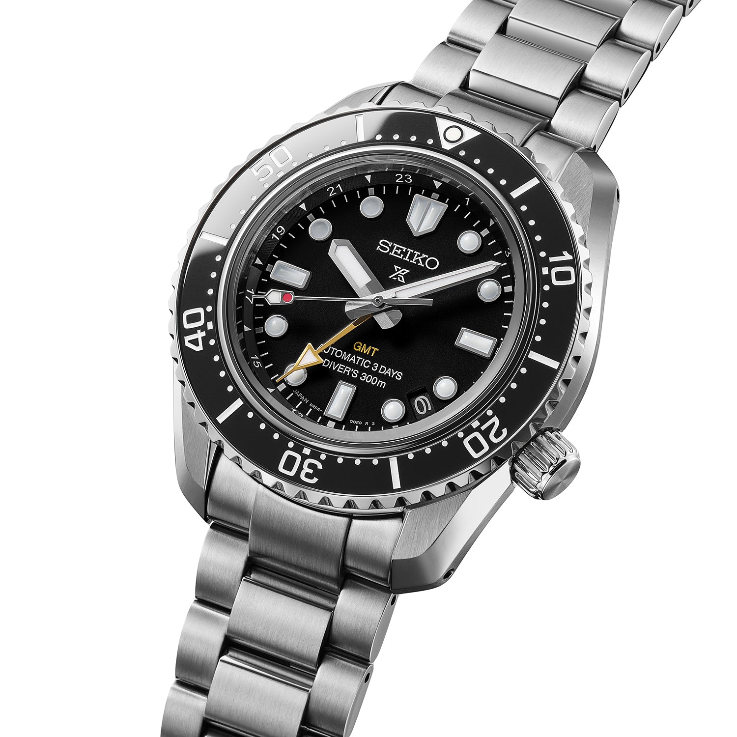 Seiko Prospex Diver’s Watch 1968 300M Heritage GMT in Oceanic Black HBC002J1
