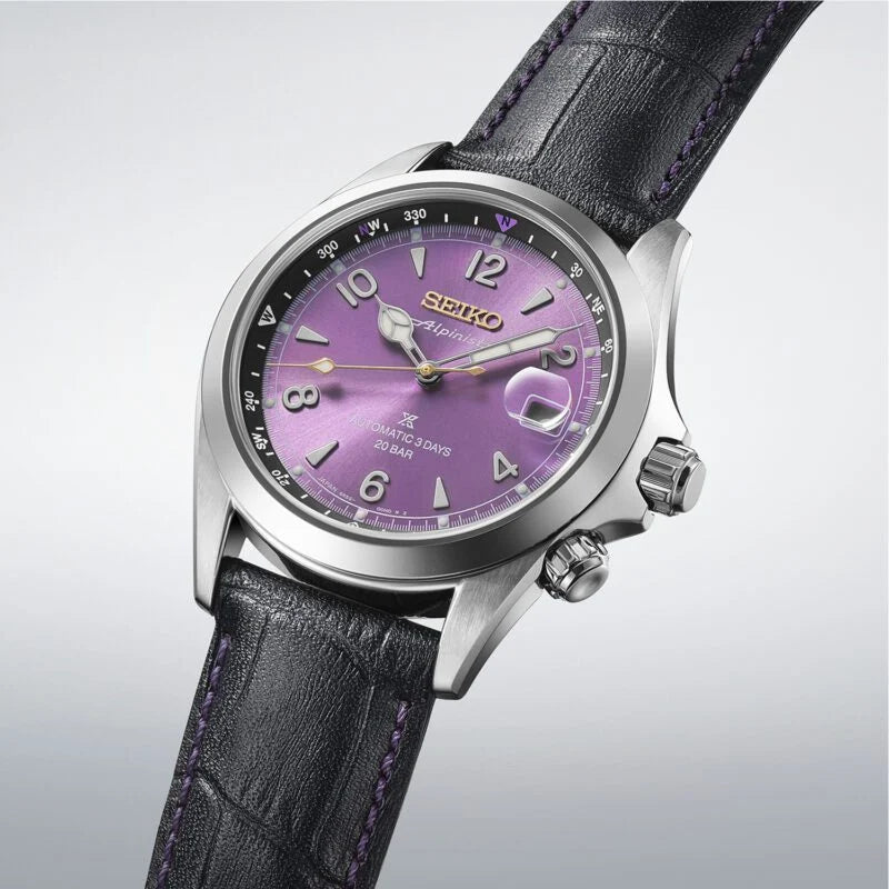 Seiko 145th Anniversary Alpinist Automatic Limited Edition in Edo Purple HBC006J1