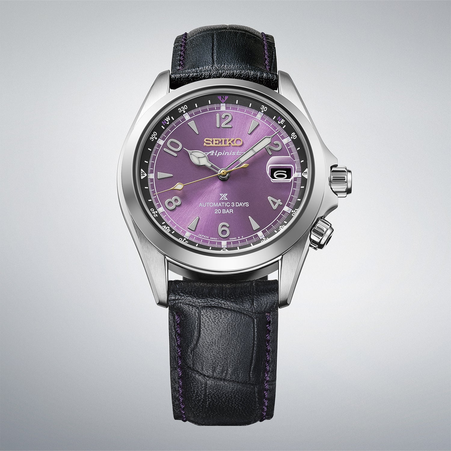 Seiko 145th Anniversary Alpinist Automatic Limited Edition in Edo Purple HBC006J1