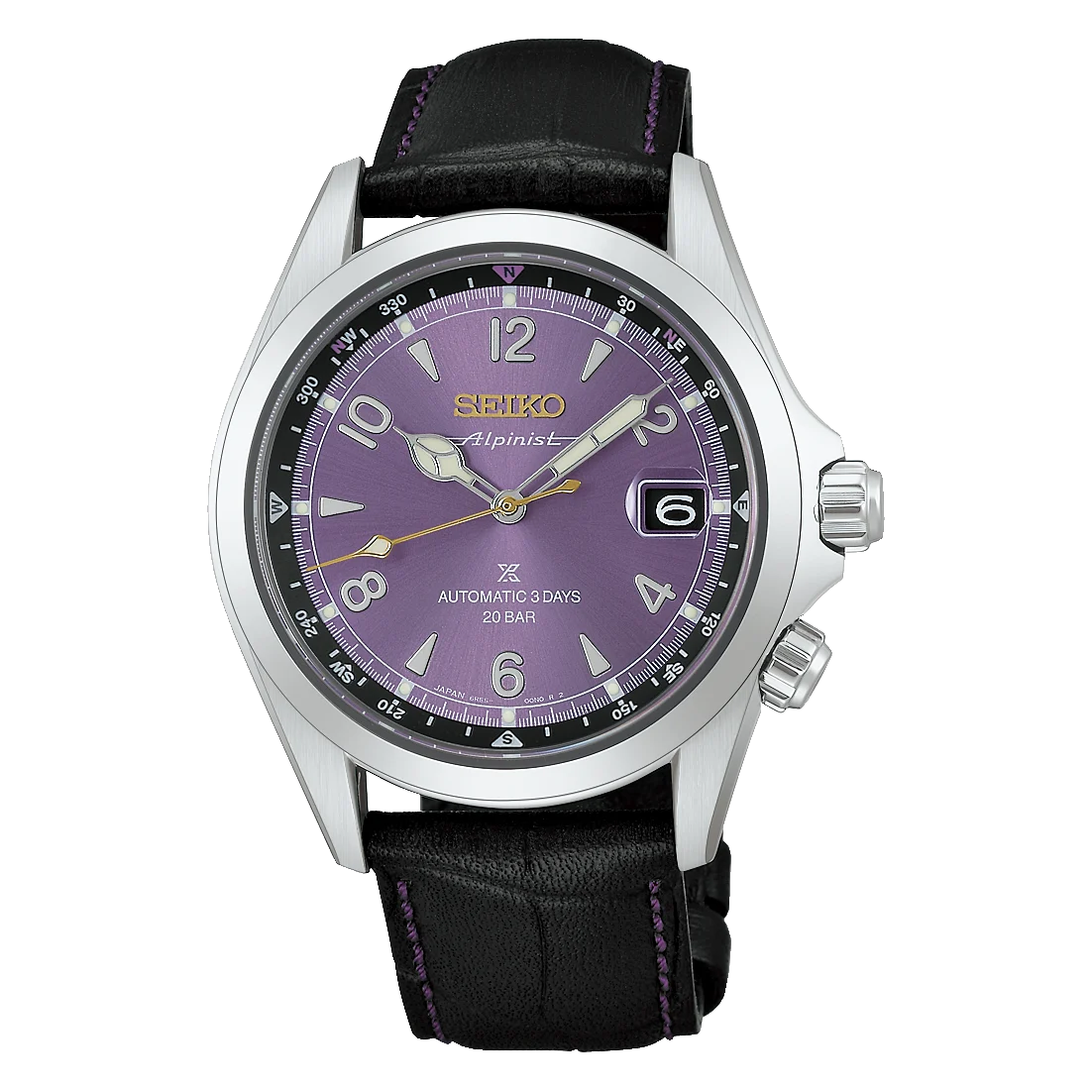 Seiko 145th Anniversary Alpinist Automatic Limited Edition in Edo Purple HBC006J1