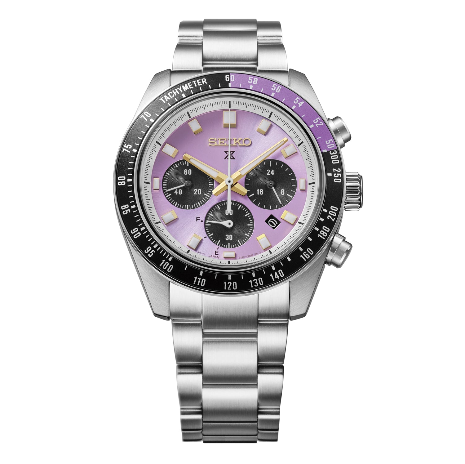 Seiko 145th Anniversary Speedtimer Solar Chronograph Limited Edition in Purple HBJ005P1