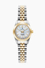 Two-tone White dial Stainless steel swiss watch
