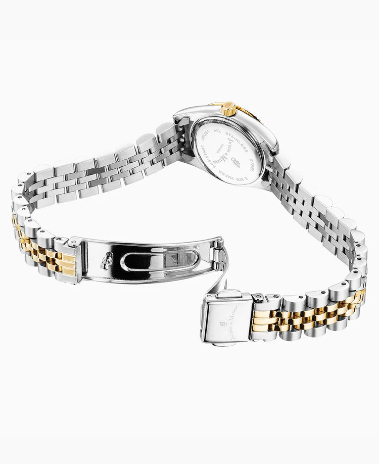 Two-tone White dial Stainless steel swiss watch