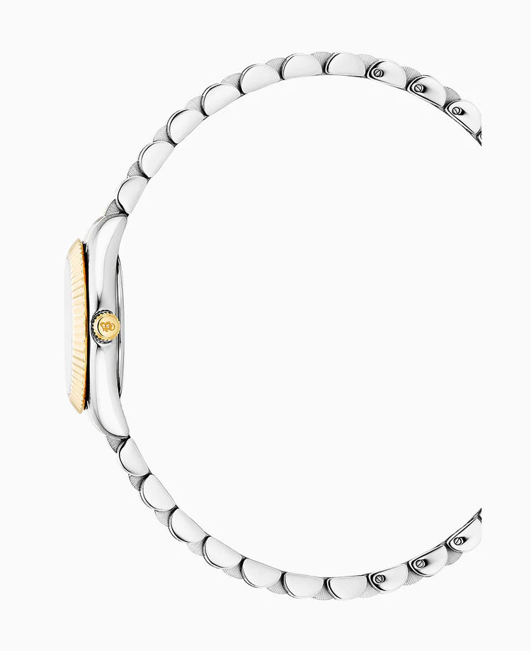 Two-tone White dial Stainless steel swiss watch