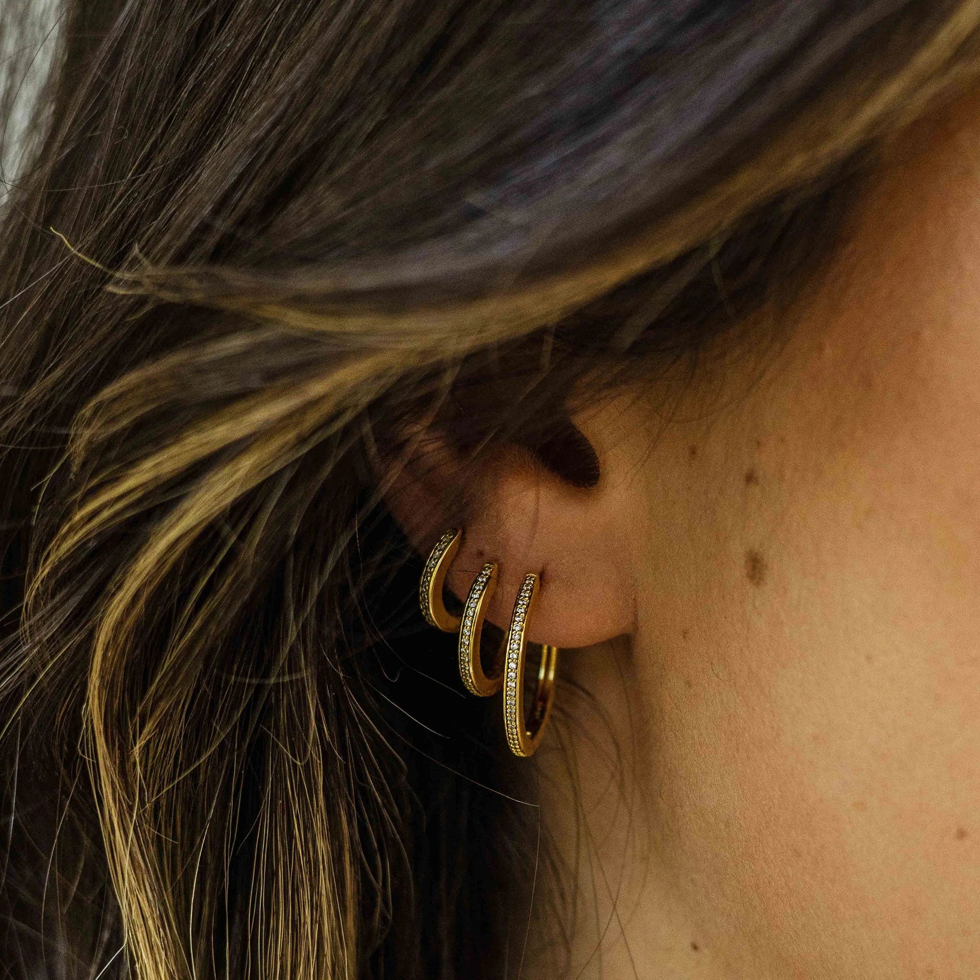 Allure Large Hoop Earrings