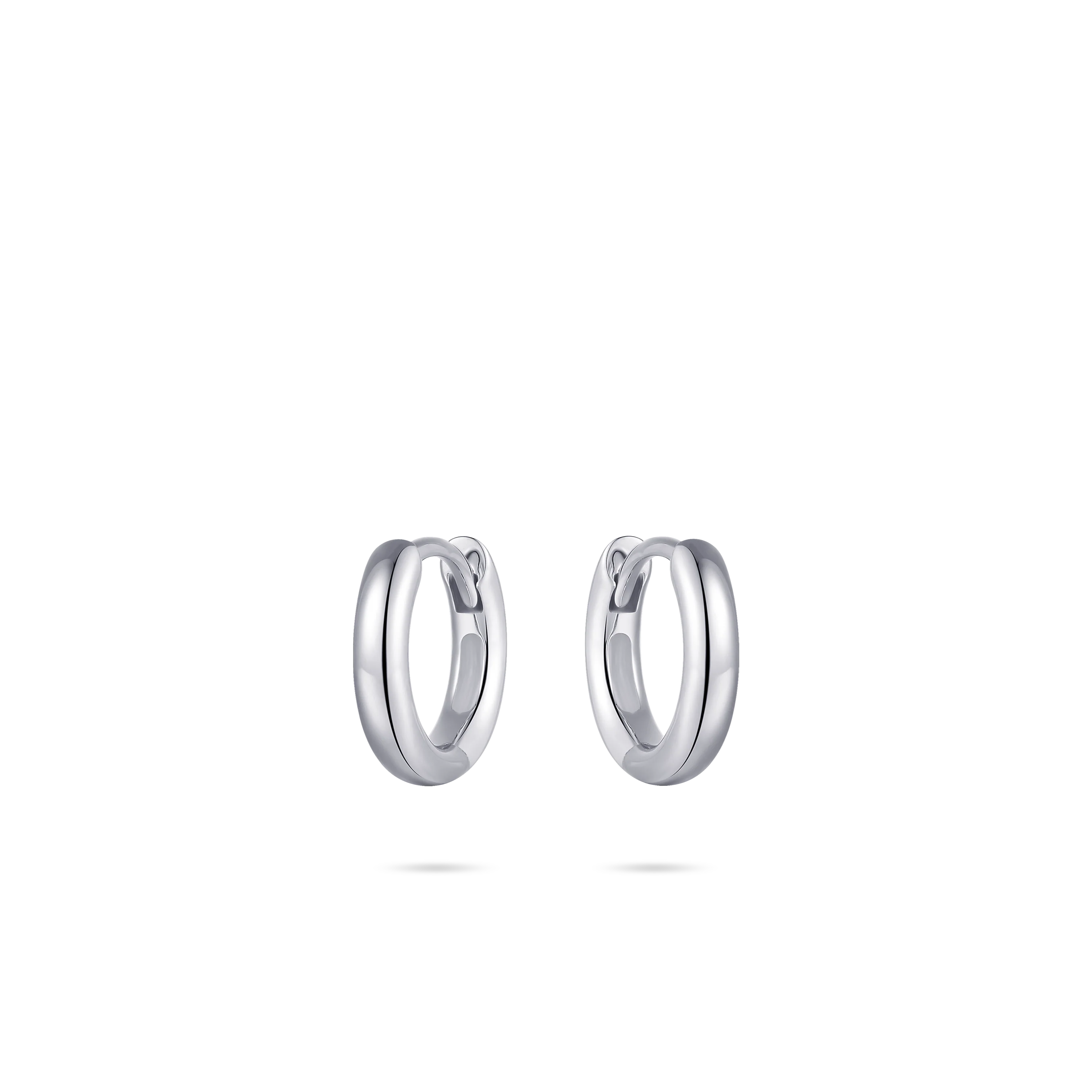 Bold Tube Mini Hoop Earrings