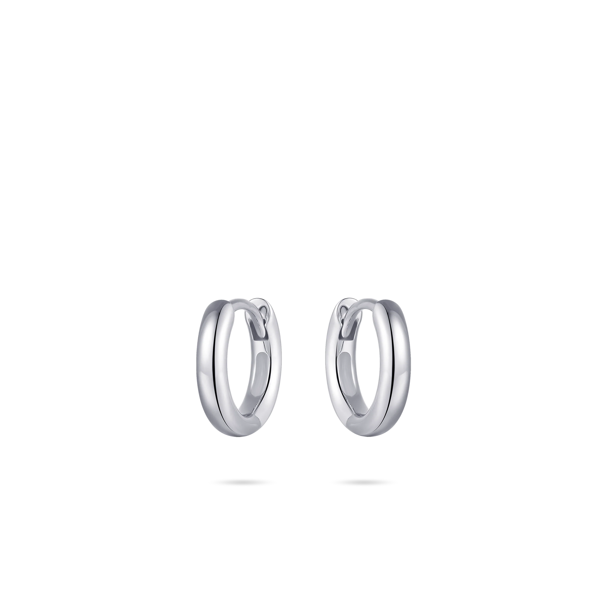 Bold Tube Mini Hoop Earrings