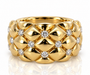 18kt Heavy Diamond Dress Ring