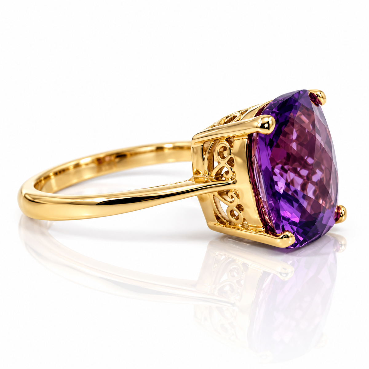 9kt Amethyst Dress Ring