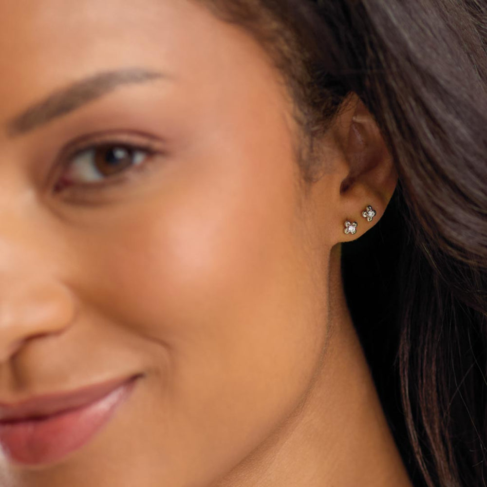 Blossom Flyte Honey Flower Glitz Stud Earrings