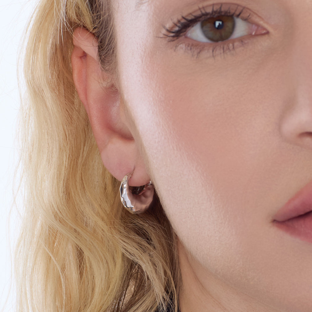 Mirage Reflect Hinged Hoop Earrings